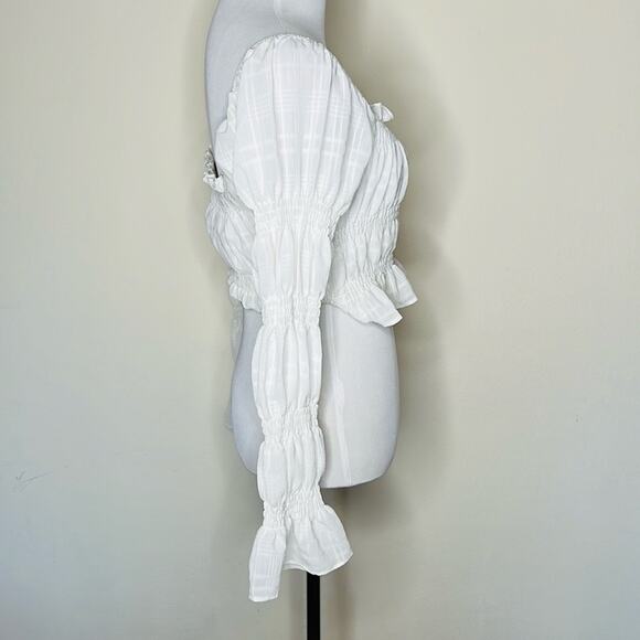 Princess Polly White Jolee Crop Top - Picture 6 of 9